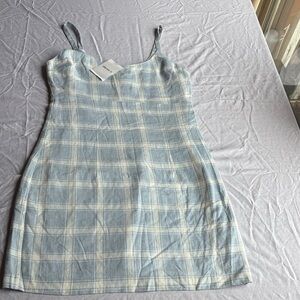 Forever 21 Blue Plaid Dress